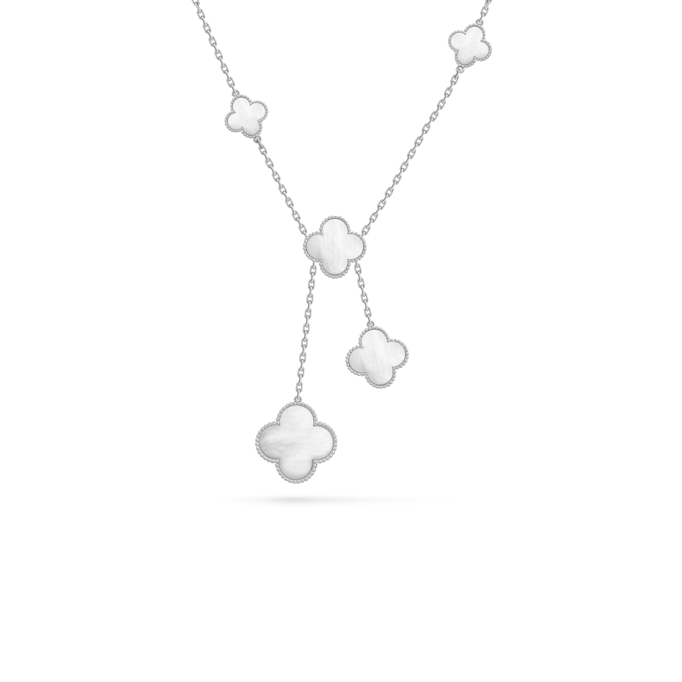 VAN CLEEF MAGIC ALHAMBRA NECKLACE, 6 MOTIFS VCARD78100